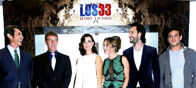 Antonio Banderas en el estreno de Los 33