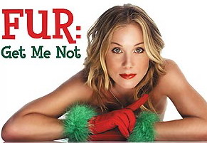 Christina Applegate pos para PETA