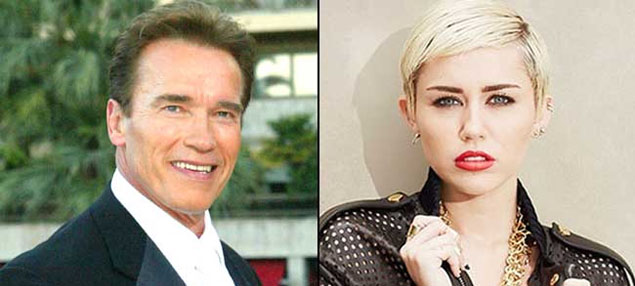 Arnold Schwarzenegger: Miley Cyrus es una persona maravillosa