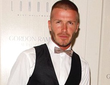 David Beckham: un verdadero buen mozo.