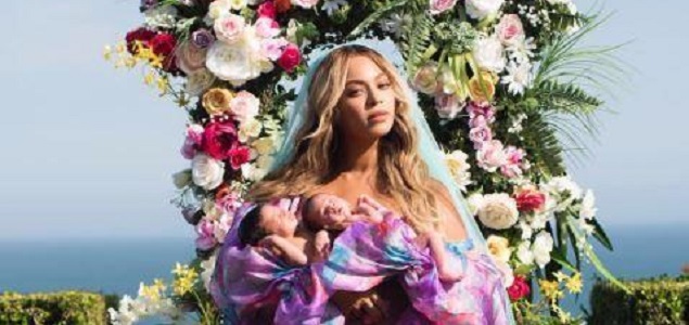 Beyonc presenta a Rumi y Sir Carter en las redes sociales