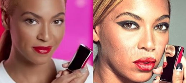 Beyonc se muestra sin Photoshop