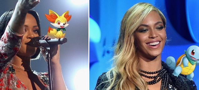Beyonc y Rihanna vctimas de Pokemon Go