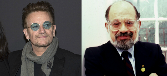 Bono recita un poema antimilitarista de Allen Ginsberg