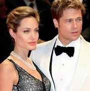 Brad Pitt y Angelina Jolie en el festival de Cannes.