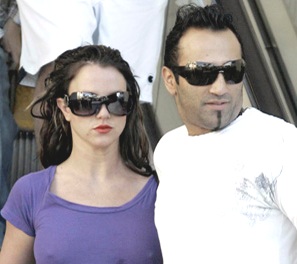Britney y Adnan en Hollywood.