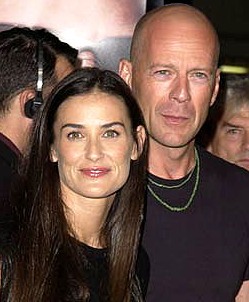 Bruce Willis y Demi Moore: amigos a travs del tiempo.