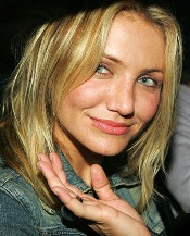 Cameron Diaz en el Paseo de la Fama.
