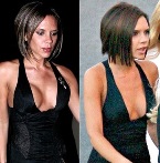 Victoria Beckham redujo su delantera.