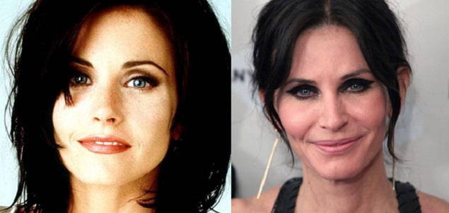 Courteney Cox se arrepiente del botox