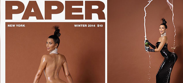 Cunto cobr Kim Kardashian por posar para paper?