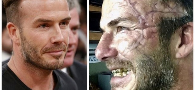 David Beckham irreconocible en Instagram, fans en alarma (pero es slo para una pelcula!)