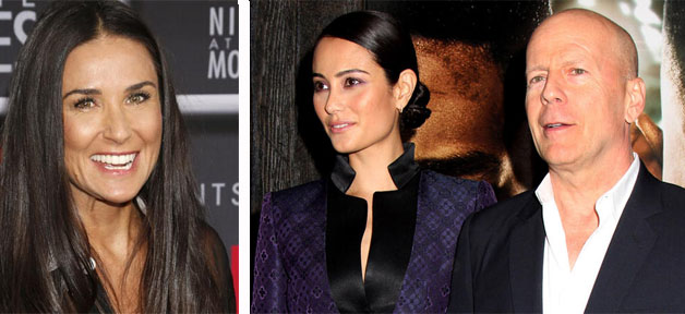 Demi Moore y Bruce Willis vivirn juntos