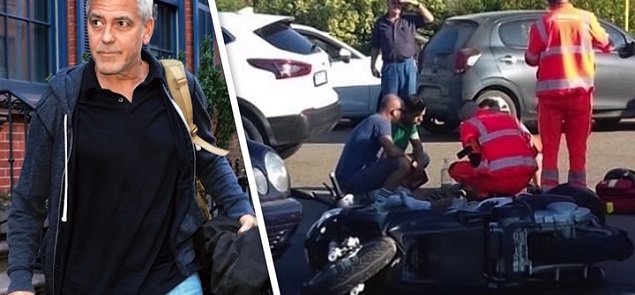 El accidente de George Clooney