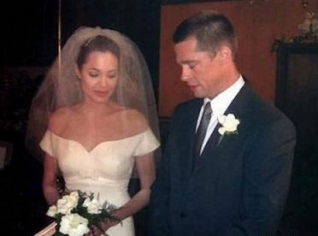 El casamiento de Brad y Angelina Jolie.