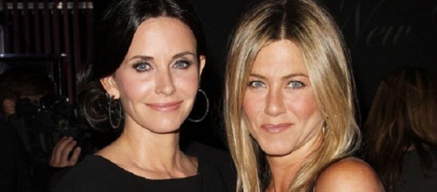 El rencuentro de Jennifer Aniston y Courtney Cox