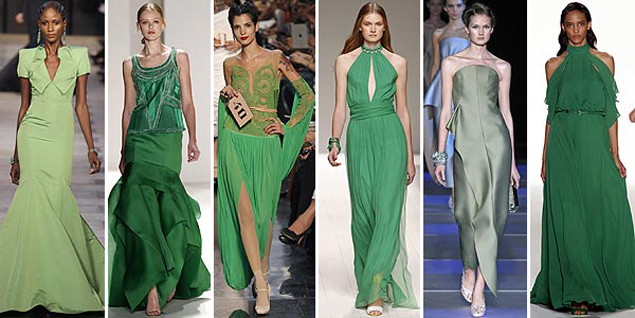 El verde de moda en el 2013