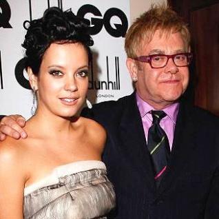 La discusin entre Elton John y Lily Allen.