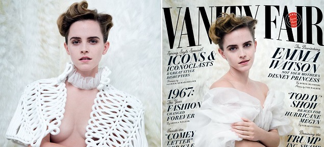 Emma Watson: topless en la revista s, selfies con los fans... no