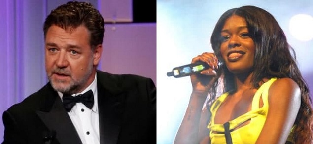 Escndalo entre Russell Crowe y la rapper Azealia Banks