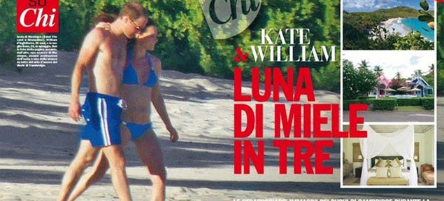Escndalo por la publicacin de fotos de Kate Middleton en bikini
