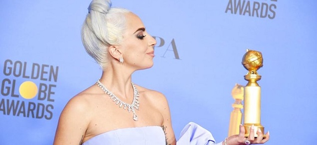 Golden Globe: el increble collar de 5 millones de Lady Gaga