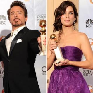 La entrega de los Globos de Oro.