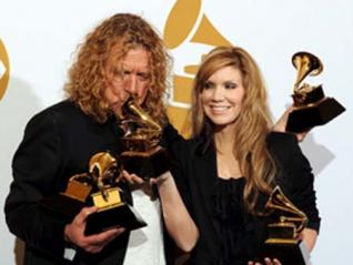 Robert Plant y Alison Krauss barren con los Grammy
