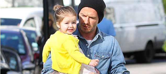 Harper Seven Beckham piensa que su padre es gordito