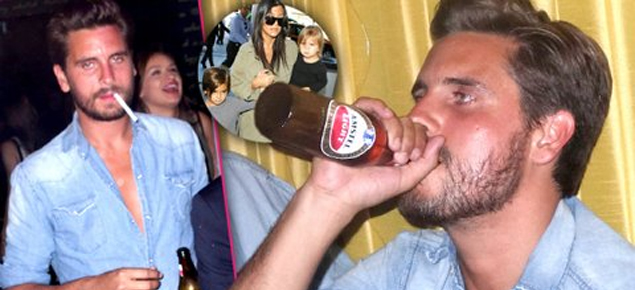 Internaron a Scott Disick por intoxicacin alcohlica