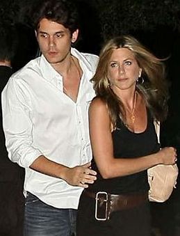 Jennifer Aniston y John Mayer: el amor a flor de piel.