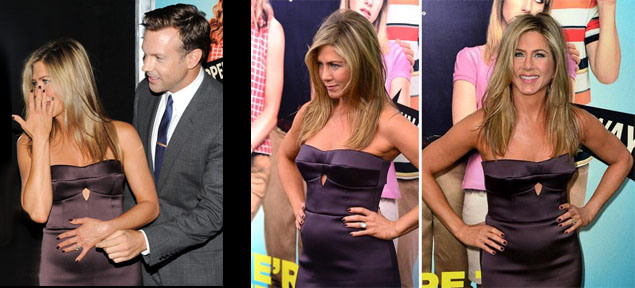 Jennifer Aniston y una sospechosa barriga