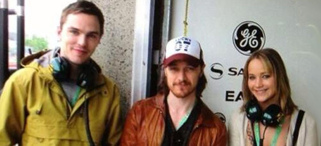 Jennifer Lawrence y Nicholas Hoult estuvieron en Canad