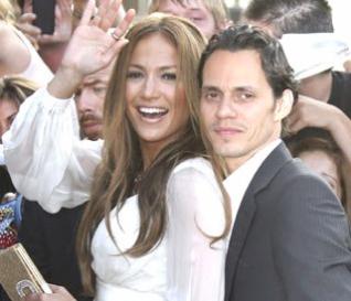 Aparecieron J. Lo y Marc Anthony.
