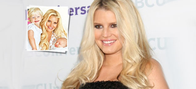 Jessica Simpson presenta a Ace Knute, su segundo hijo