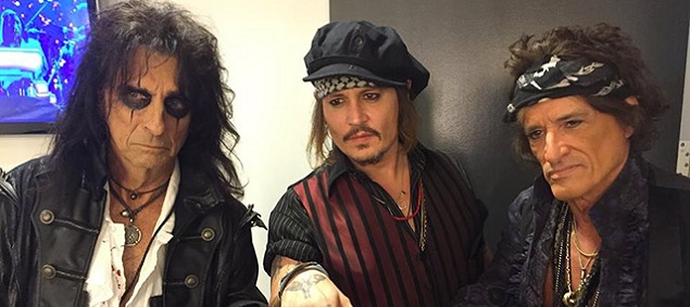 Joe Perry se desmaya durante un concierto de los Hollywood Vampires