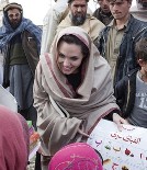 Angelina Jolie en Afganistan.