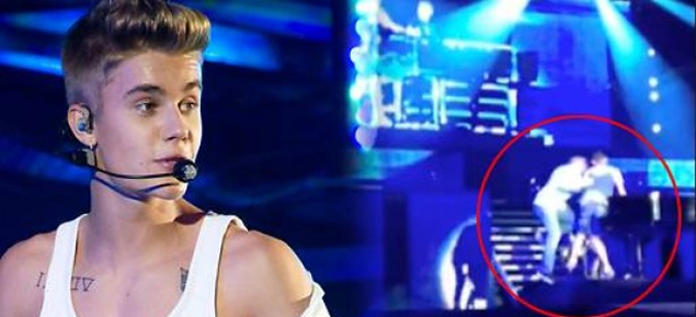 Justin Bieber fue atacado en un concierto