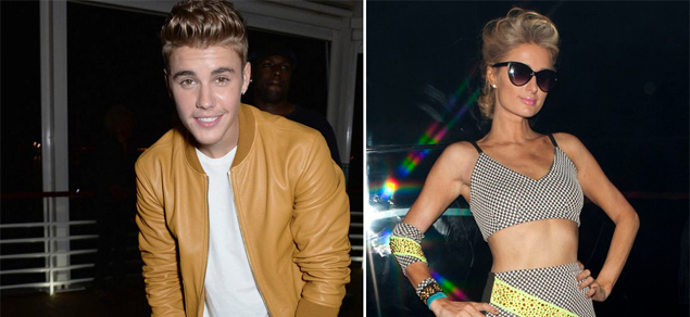 Justin Bieber y Paris Hilton de fiesta