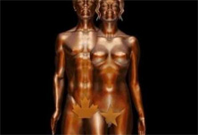 Justin Bieber y Selena Gomez fueron inmortalizados en bronce