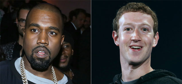 Kanye West tiene deudas y pide ayuda a Mark Zuckerberg