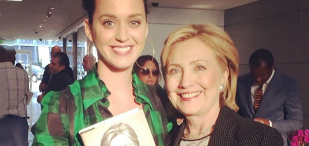 Katy Perry incursiona en la poltica