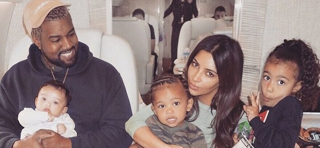 Kim Kardashian y Kanye West recibieron a su cuarto hijo