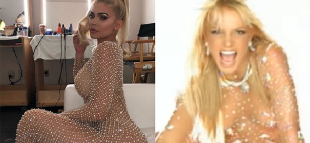 Kylie Jenner emula a Britney Spears