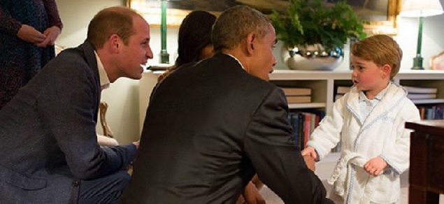 La bata del prncipe George se agota despus de su foto con Obama