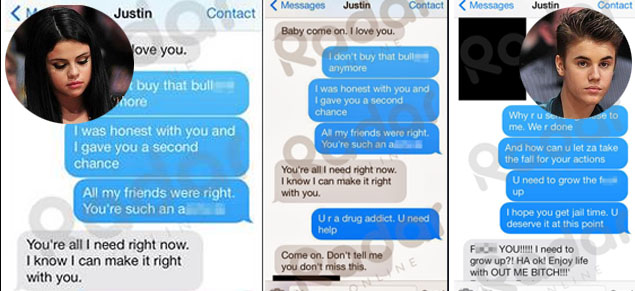 La fuerte discusin entre Selena Gmez y Justin Bieber