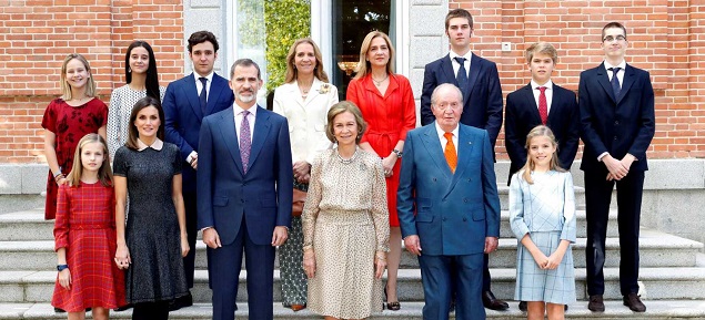 La reconciliacin de los reyes de Espaa con la Infanta Cristina