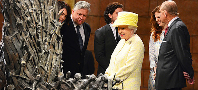 La reina Isabel, fantica de Games of Thrones