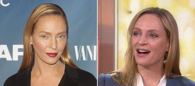 La versin de Uma Thurman: Era slo maquillaje