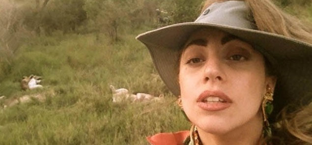 Lady Gaga se fue de safari